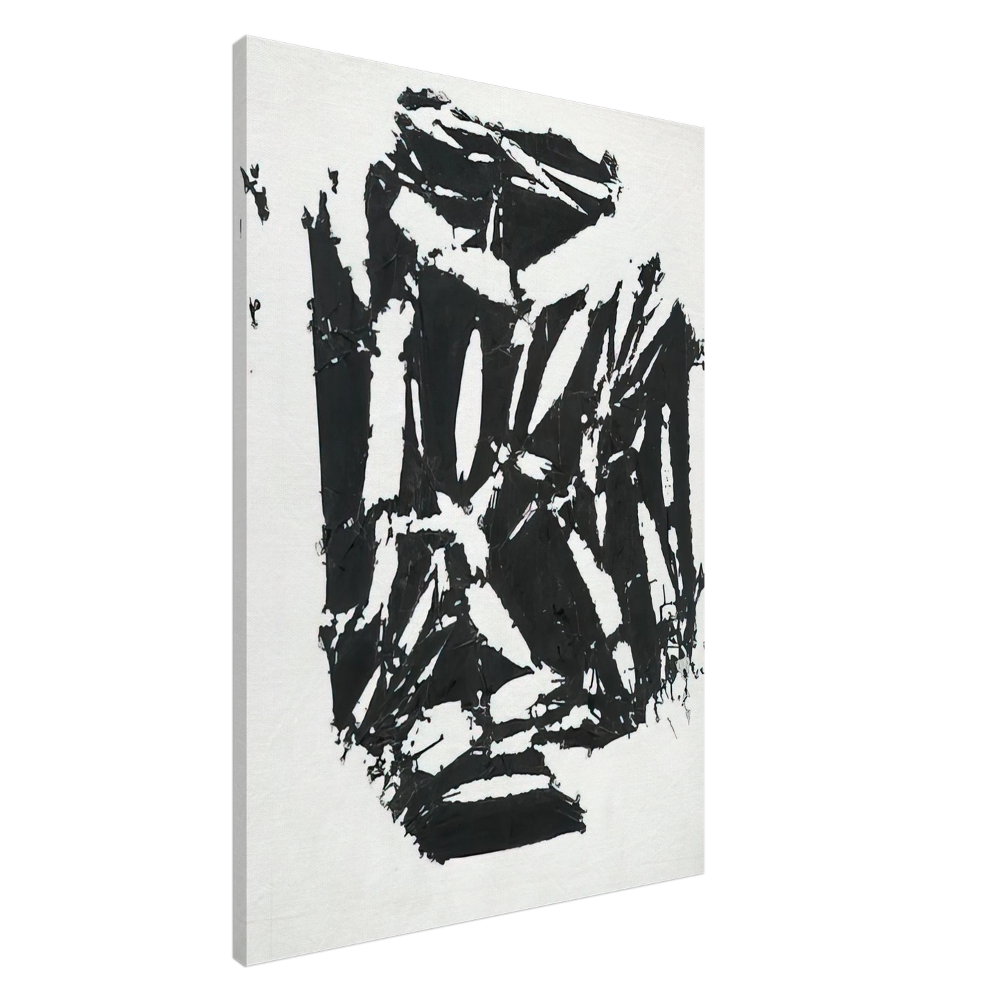 Simon Hantai - Laissee - 1994 Canvas - 20x30 cm / 8x12 inches-canvas