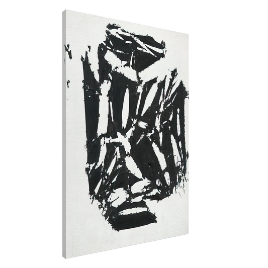 Simon Hantai - Laissee - 1994 Canvas - 20x30 cm / 8x12 inches-canvas