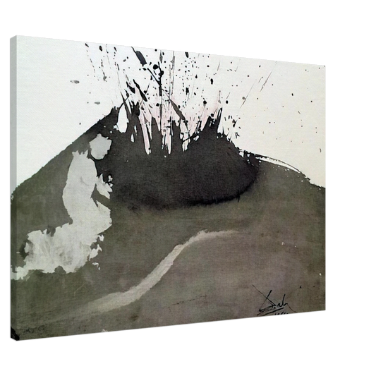 Salvador Dali - ANGELUS EXCUSSIT FLAMMAMIGNIS DANIEL 3 23 1967 Canvas - 20x30 cm / 8x12 inches-canvas