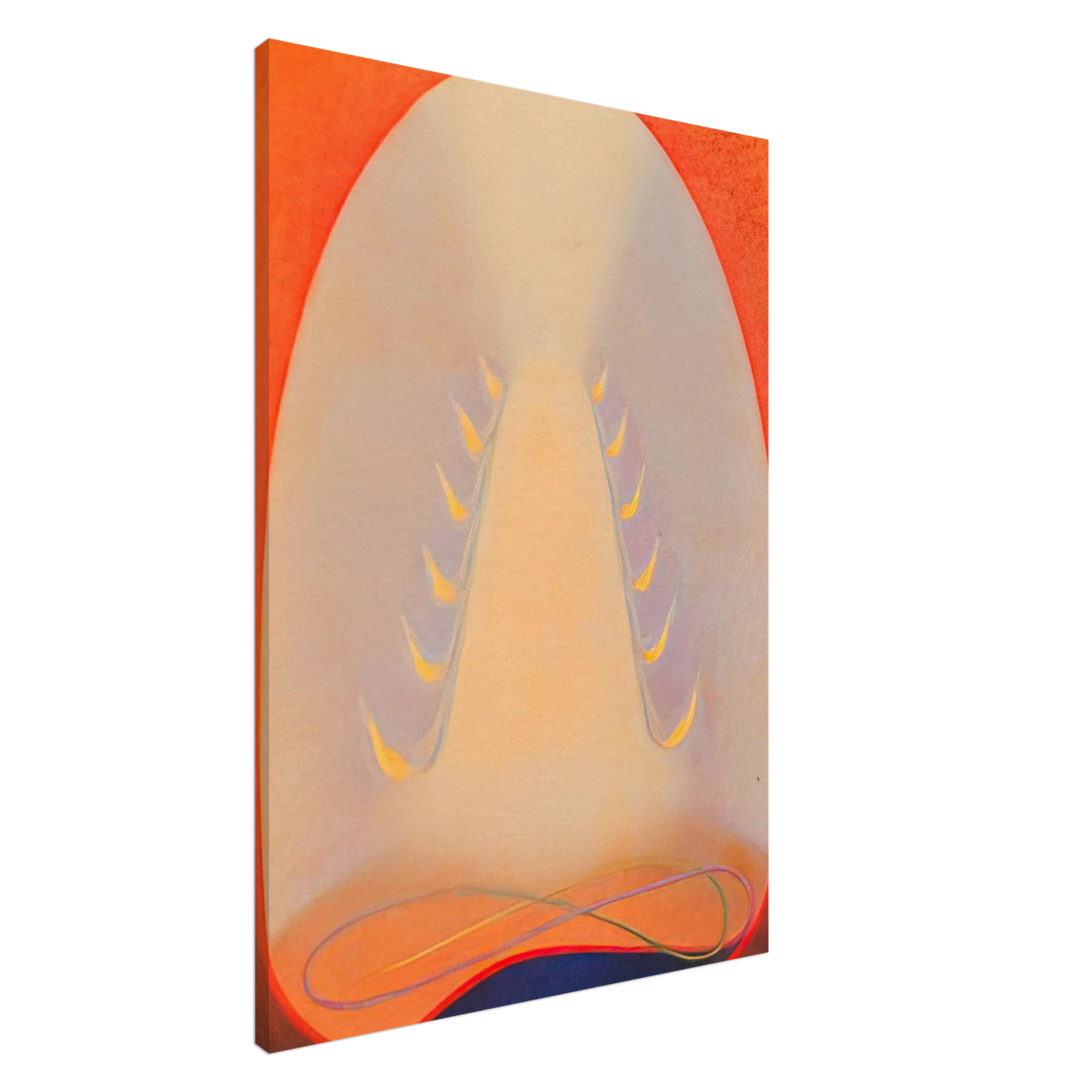 Agnes Lawrence Pelton - Mount of Flame - 1932 Canvas - 20x30 cm / 8x12 inches-canvas
