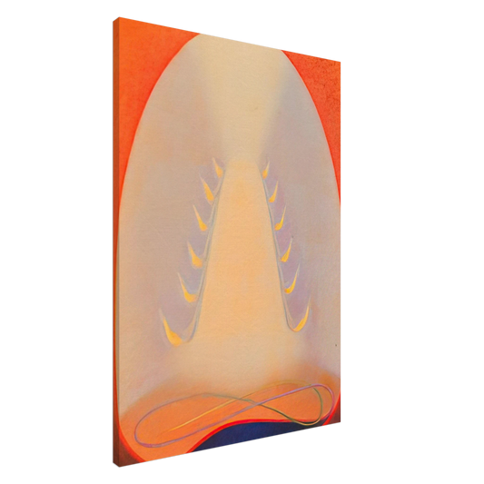 Agnes Lawrence Pelton - Mount of Flame - 1932 Canvas - 20x30 cm / 8x12 inches-canvas