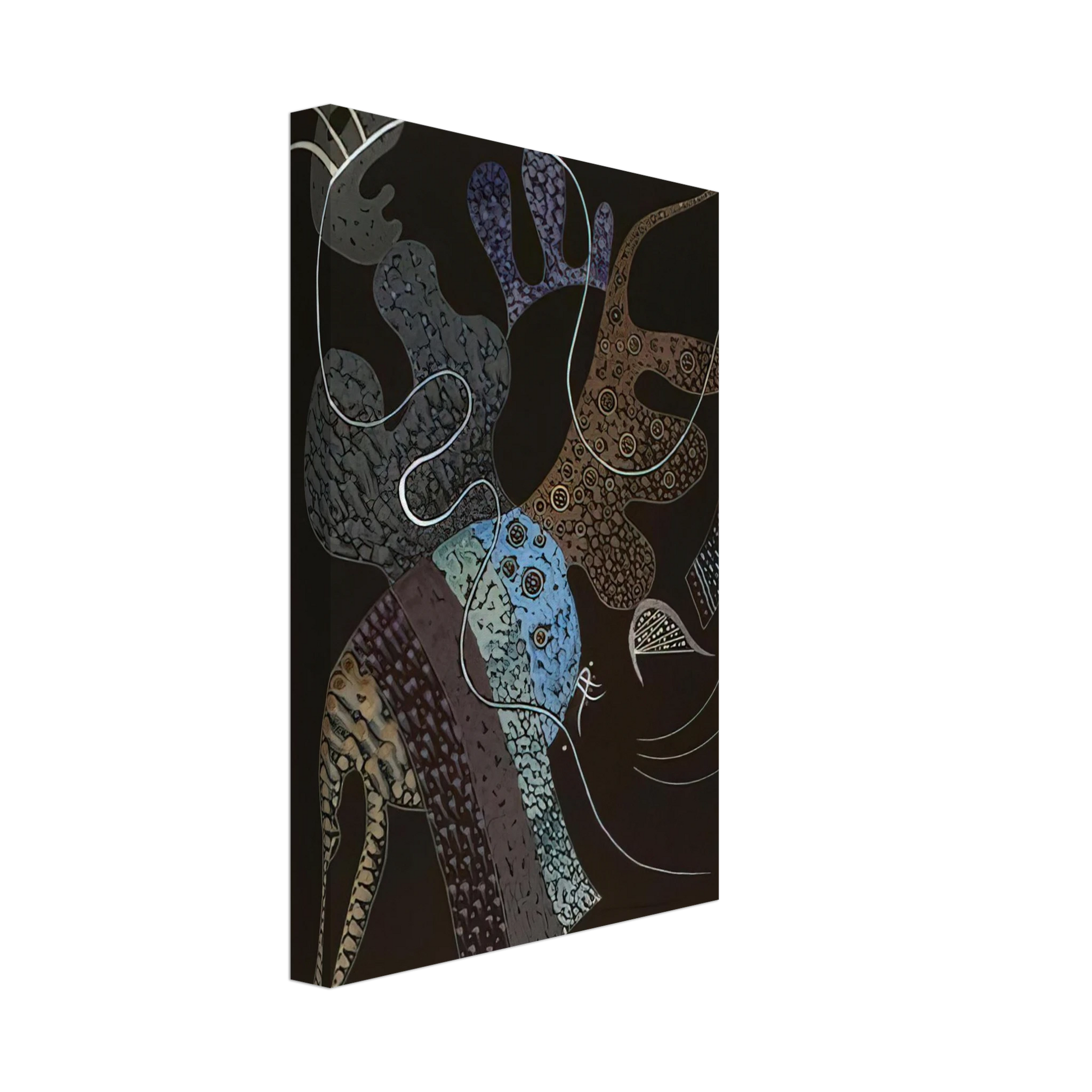 Wassily Kandinsky - WHITE LINE 1936 Canvas - 70x100 cm / 28x40 inches-canvas