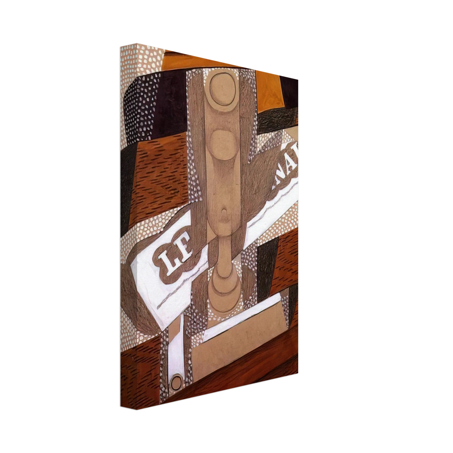 Juan Gris - THE PIPE 1916 Canvas - 40x60 cm / 16x24 inches-canvas