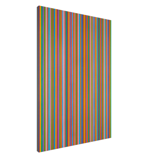Bridget Riley - ECCLESIA 1985 Canvas - 20x30 cm / 8x12 inches-canvas