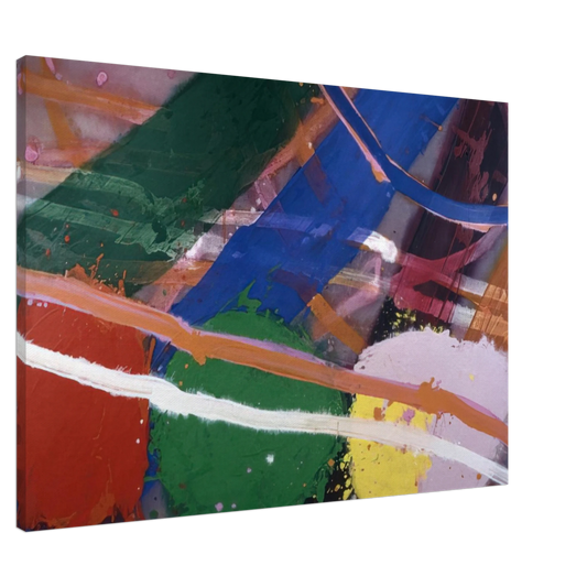 Albert Irvin - Festival - 1983 Canvas - 20x30 cm / 8x12 inches-canvas