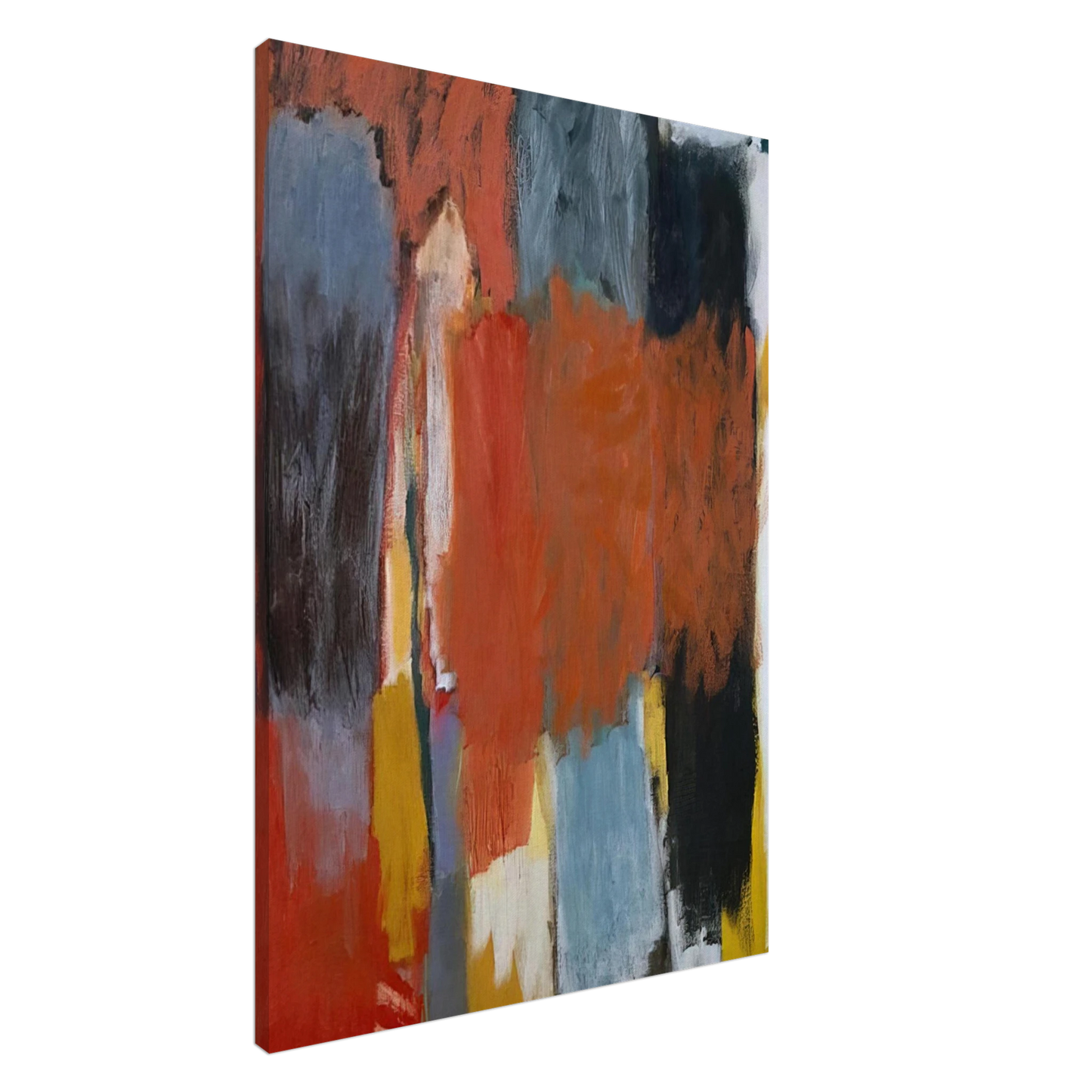 Ernst Wilhelm Nay - Untitled - 1961 Canvas - 20x30 cm / 8x12 inches-canvas