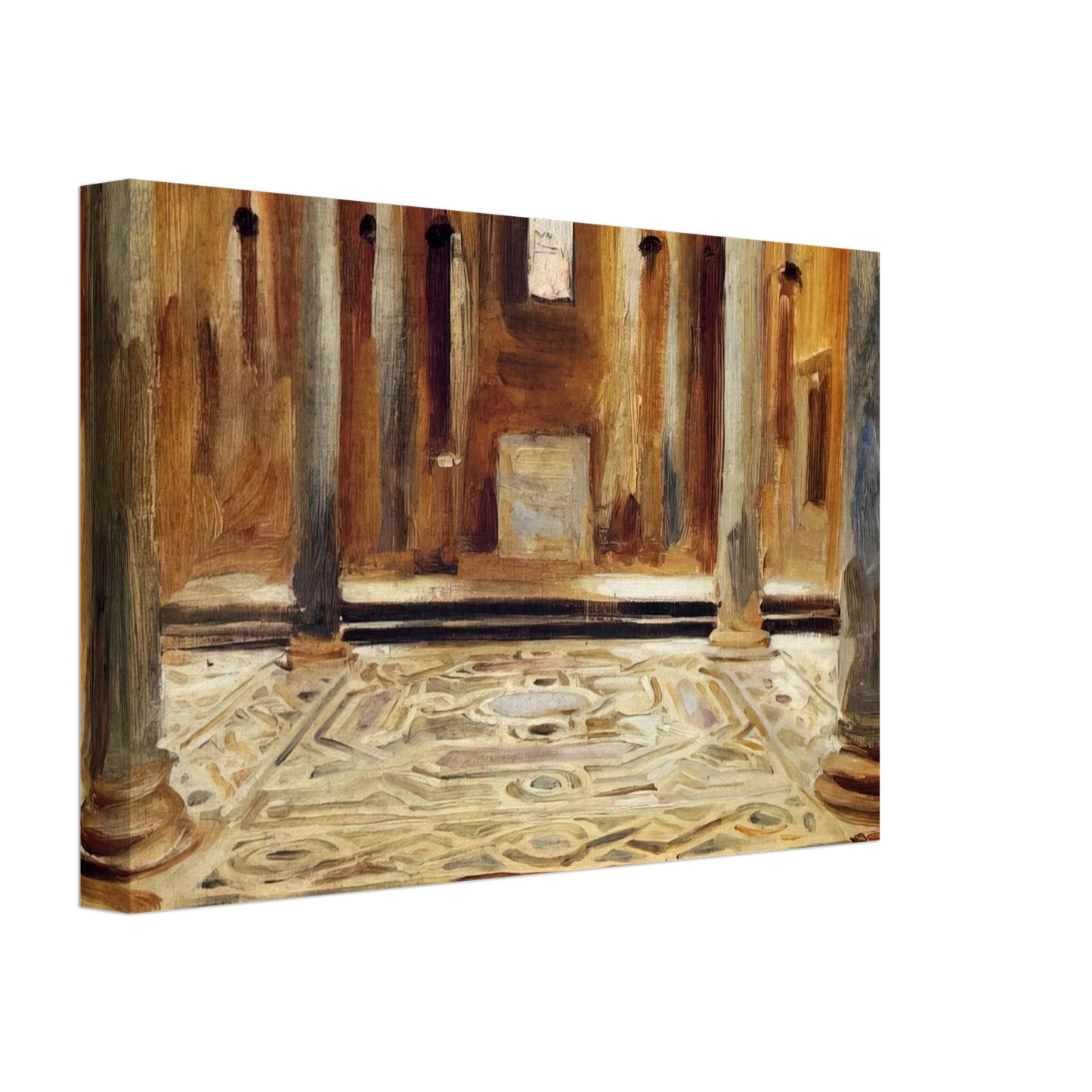 John Singer Sargent - A Mosque, Cairo Canvas - 70x100 cm / 28x40 inches-canvas