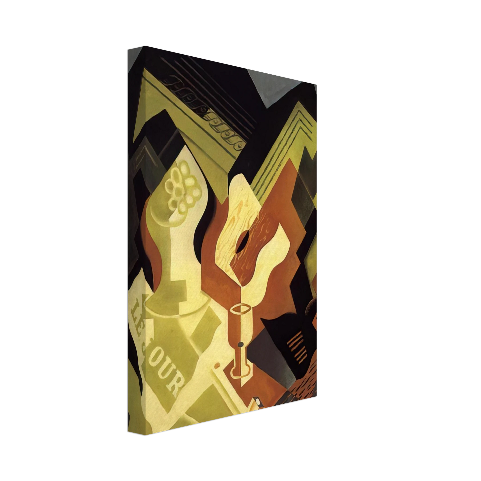 Juan Gris - GUITAR AND FRUIT DISH Canvas - 70x100 cm / 28x40 inches-canvas