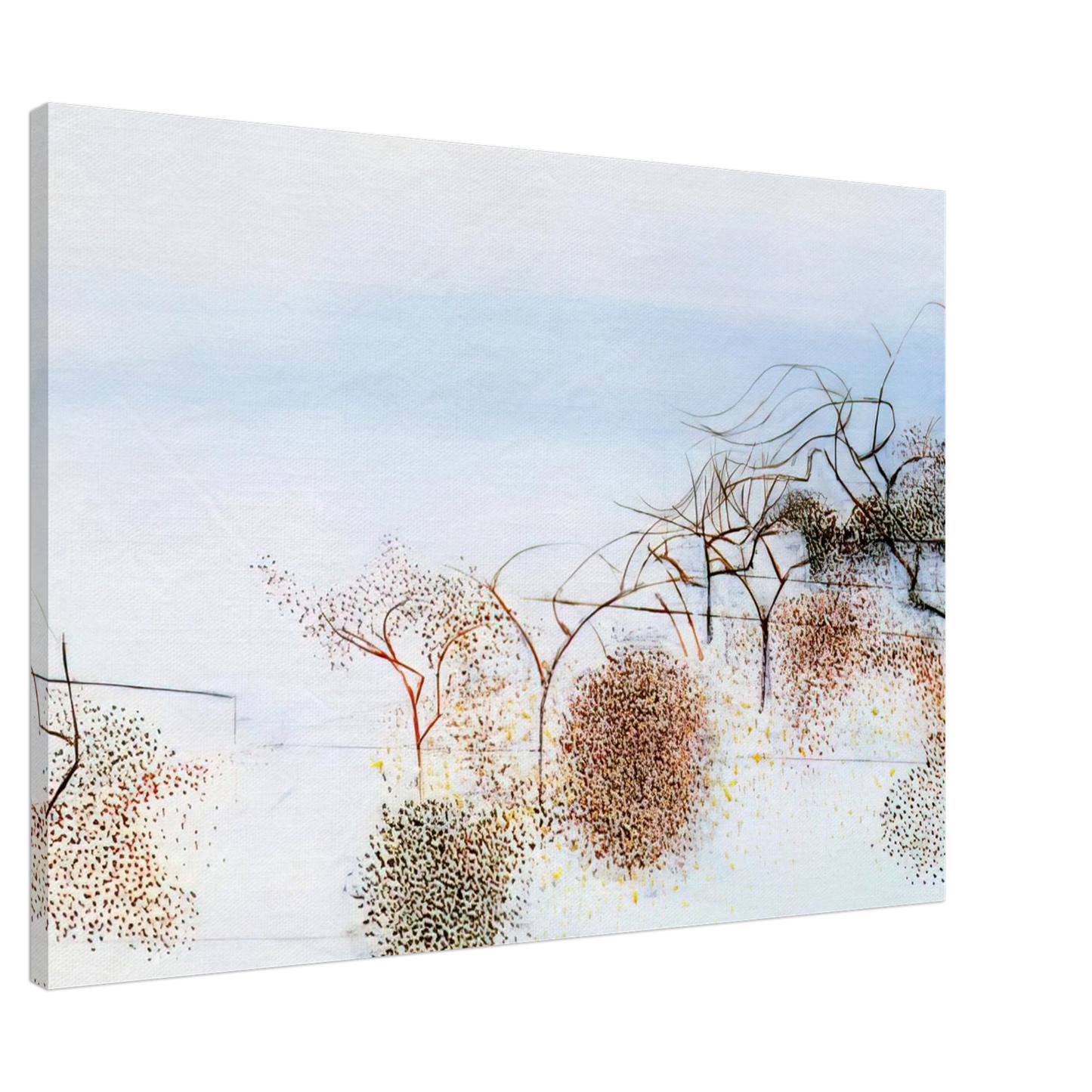 Victor Pasmore - Hanging Gardens of Hammersmith No.2 - 1949 Canvas - 20x30 cm / 8x12 inches-canvas