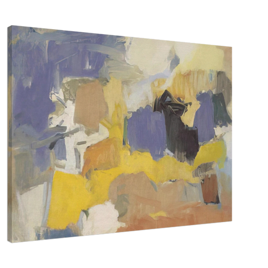 Esteban Vicente - UNTITLED 1958 Canvas - 20x30 cm / 8x12 inches-canvas