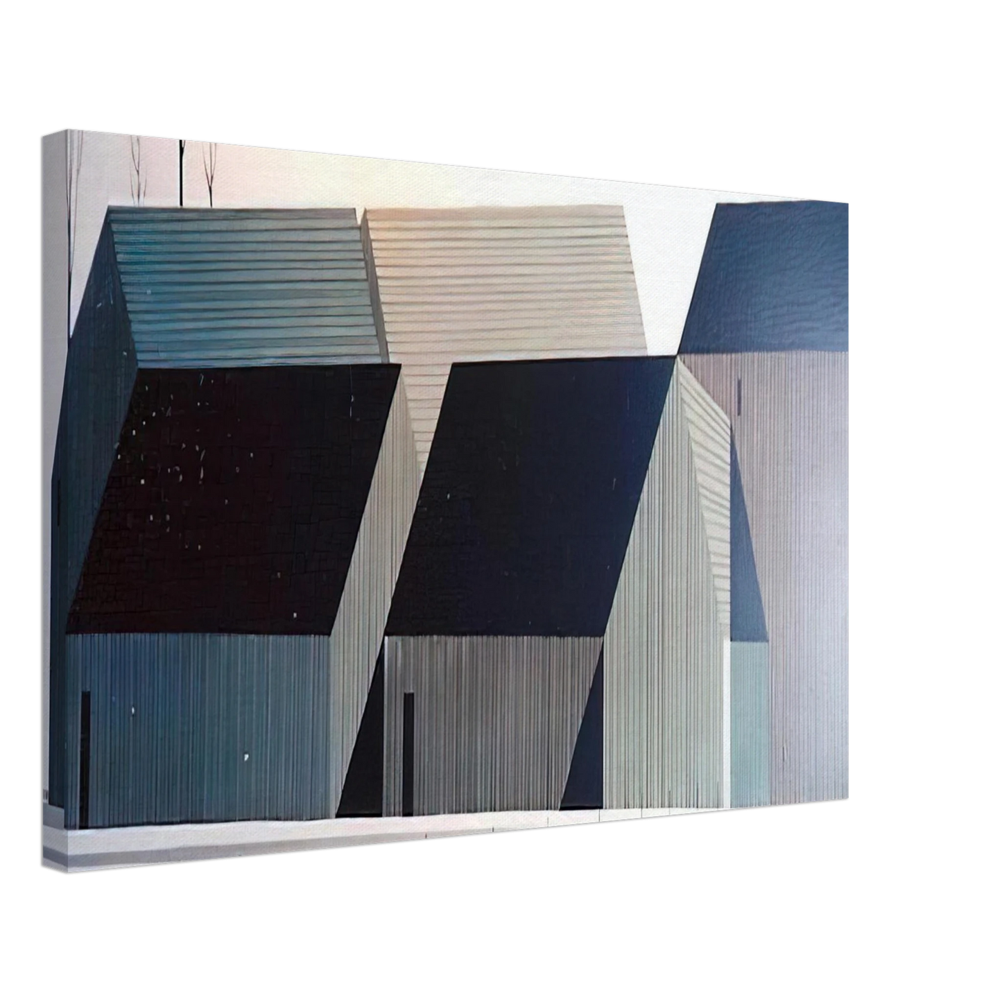 Eyvind Earle - Barns Canvas - 40x60 cm / 16x24 inches-canvas