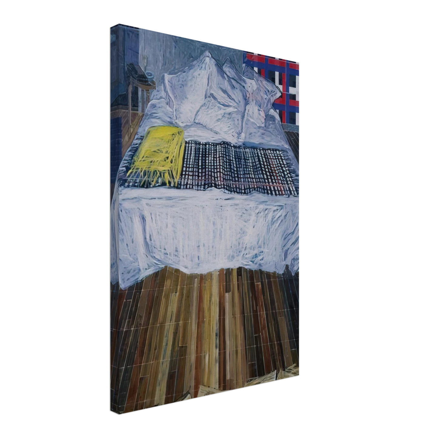 Jennifer Bartlett - Ten P.M. - 1992 Canvas - 70x100 cm / 28x40 inches-canvas