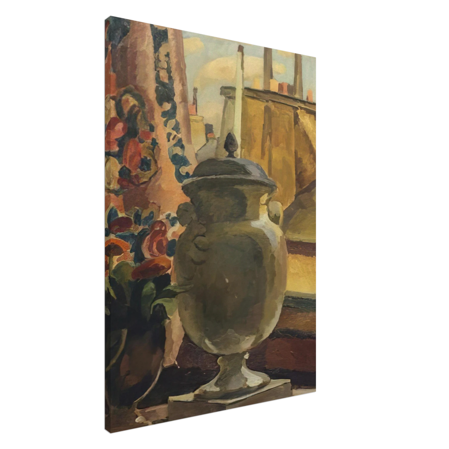 Vanessa Bell - STILL LIFE AT A WINDOW 1922 Canvas - 20x30 cm / 8x12 inches-canvas