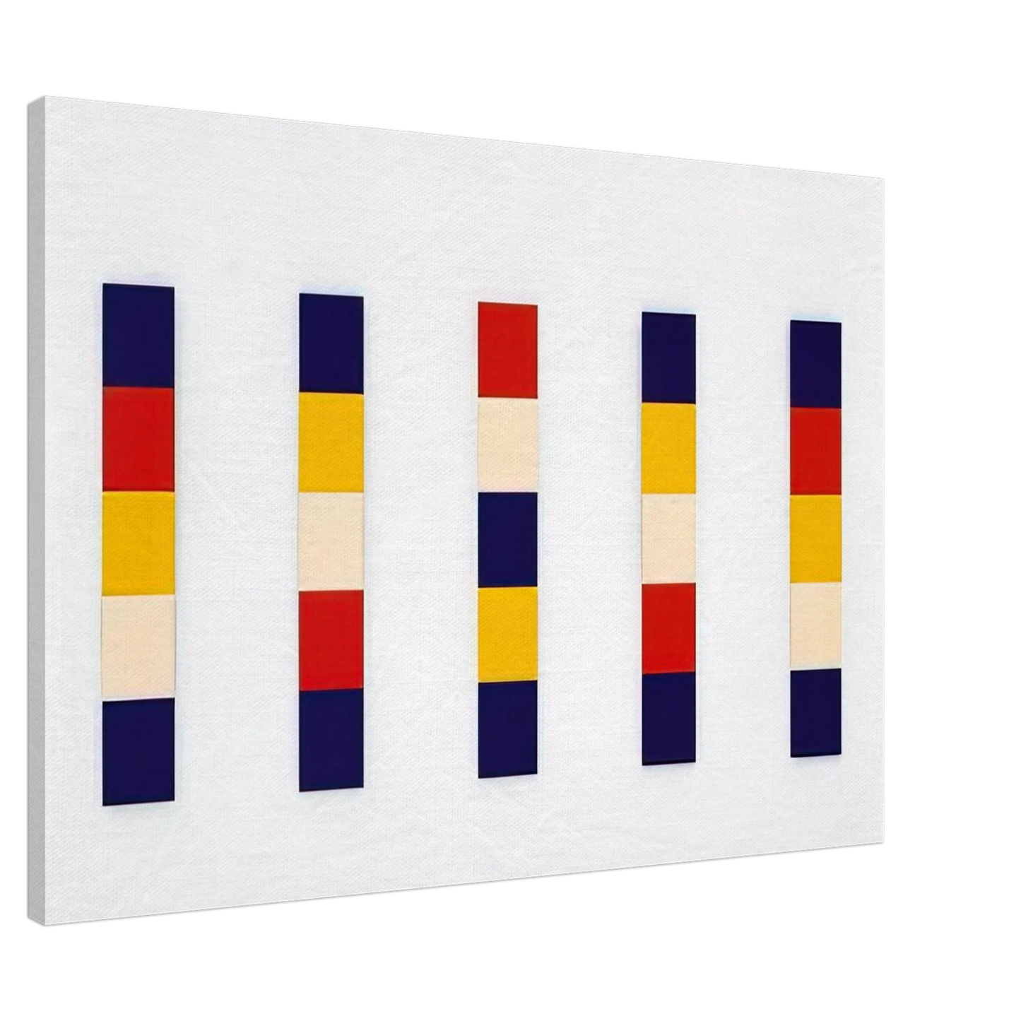 Ellsworth Kelly - Red Yellow Blue White Canvas - 20x30 cm / 8x12 inches-canvas