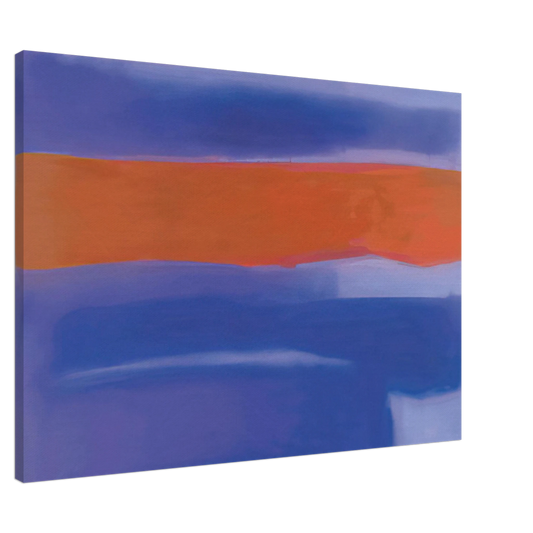 Esteban Vicente - UNTITLED 1980 Canvas - 20x30 cm / 8x12 inches-canvas