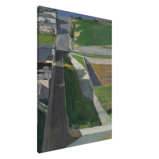 Richard Diebenkorn - Cityscape I Canvas - 20x30 cm / 8x12 inches-canvas