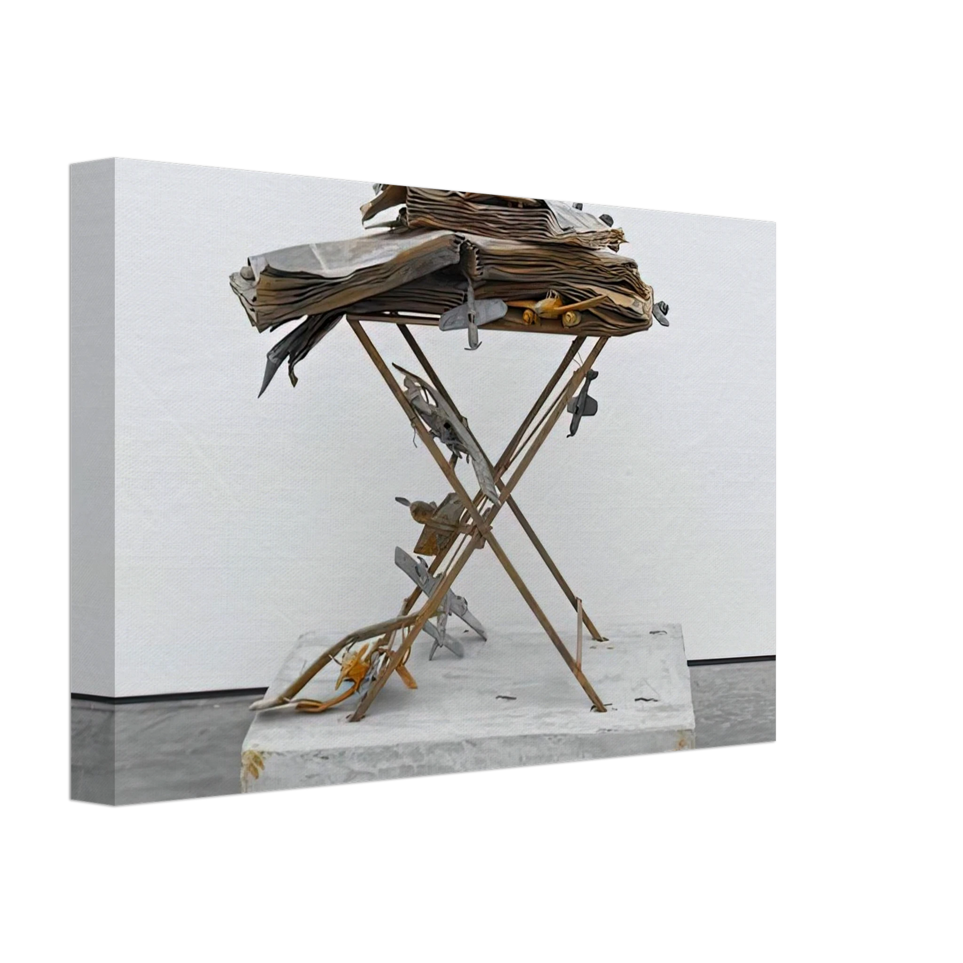 Anselm Kiefer - DAT ROSA MIEL APIBUS 2009 Canvas - 40x60 cm / 16x24 inches-canvas