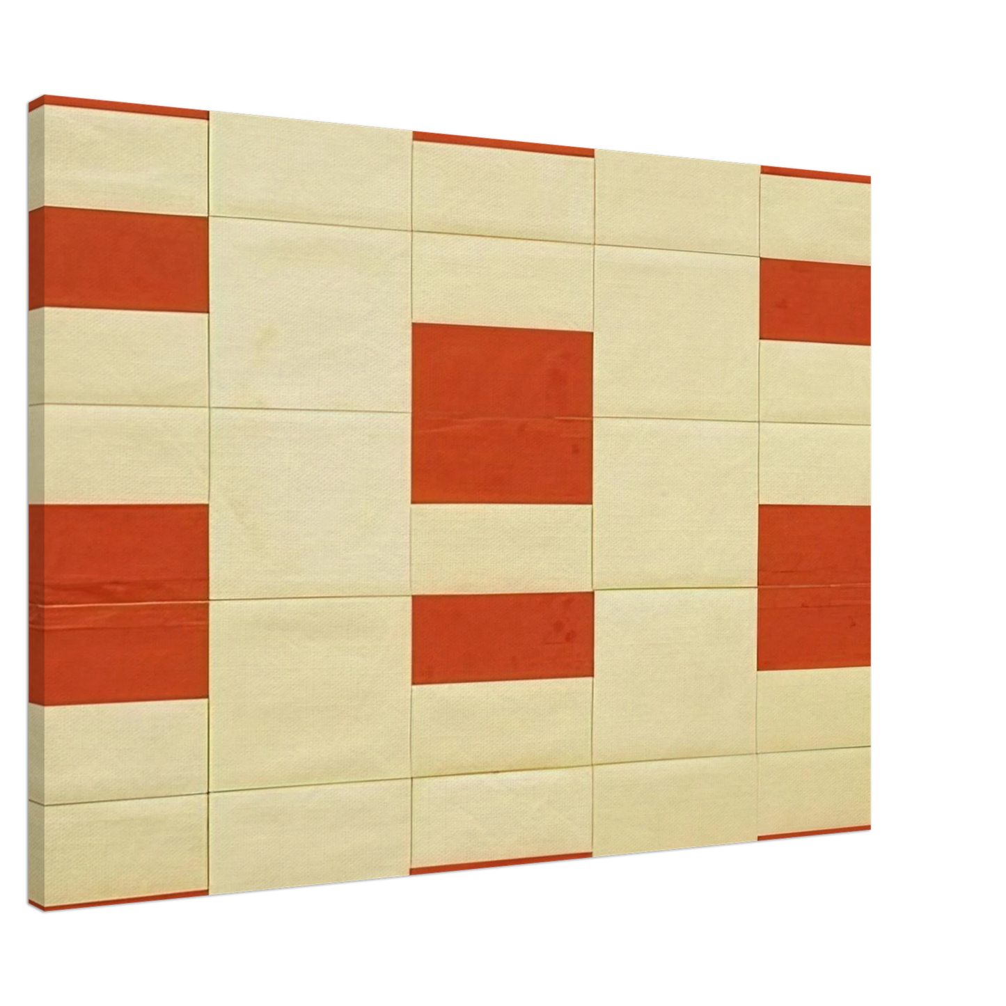 Ellsworth Kelly - Red and White Canvas - 20x30 cm / 8x12 inches-canvas