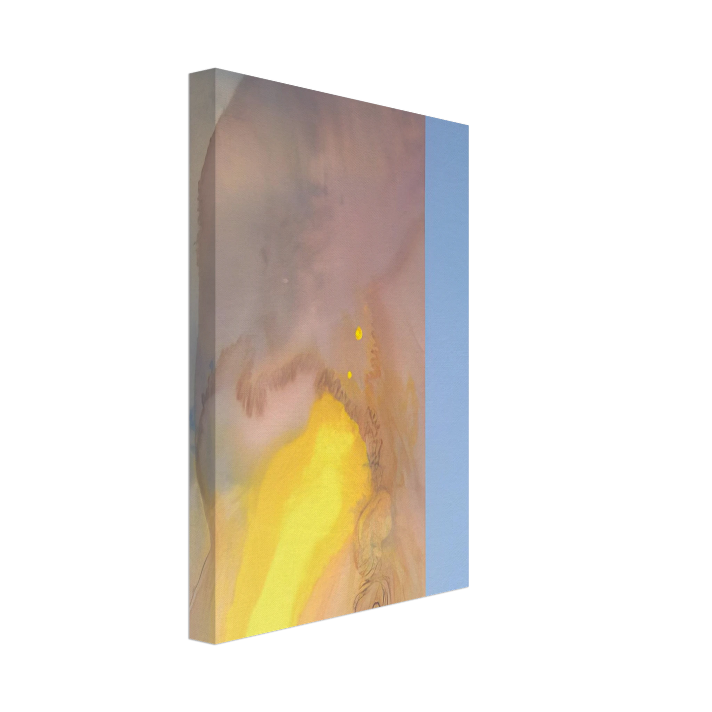 Ronnie Landfield - Shiloh - 1969 Canvas - 70x100 cm / 28x40 inches-canvas