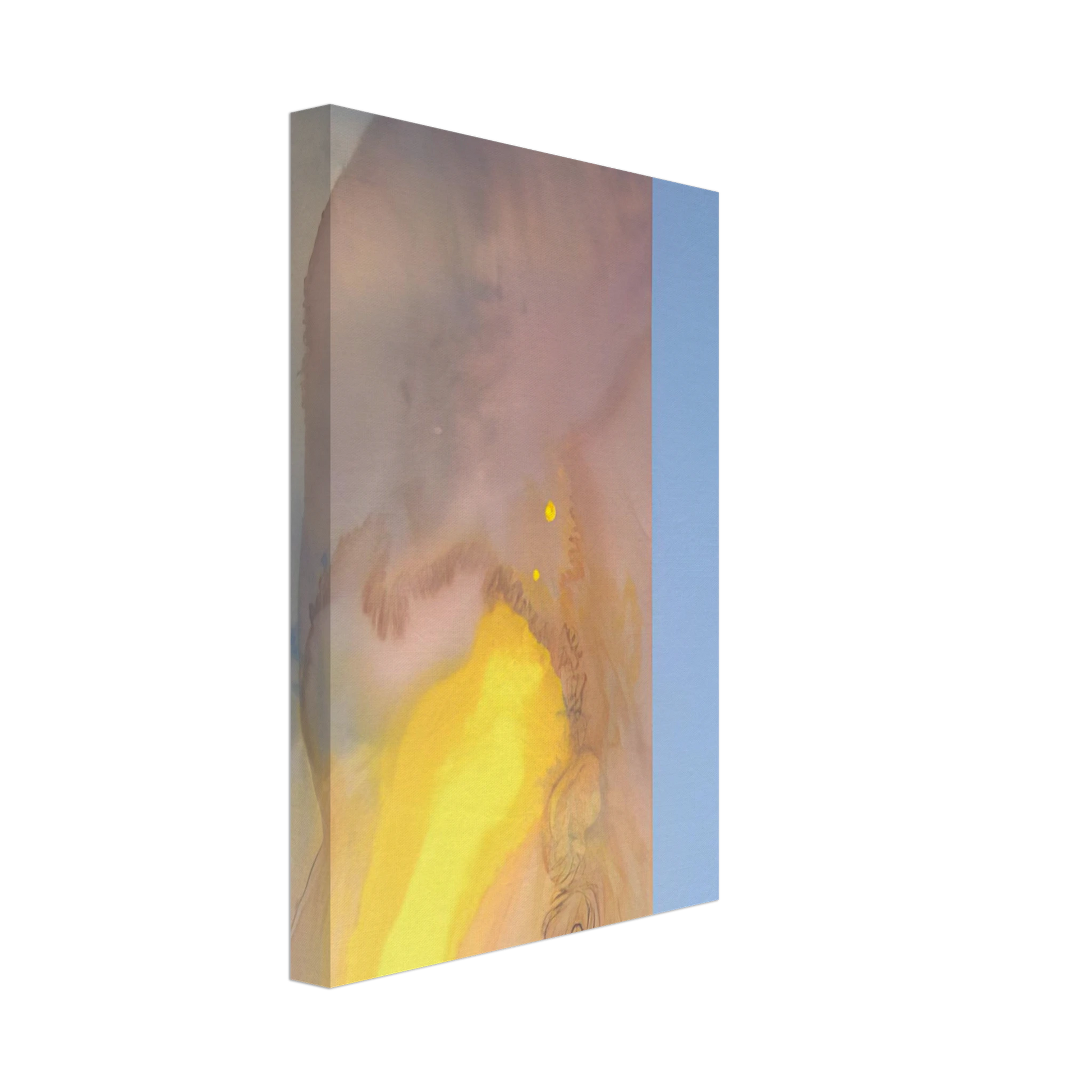 Ronnie Landfield - Shiloh - 1969 Canvas - 70x100 cm / 28x40 inches-canvas