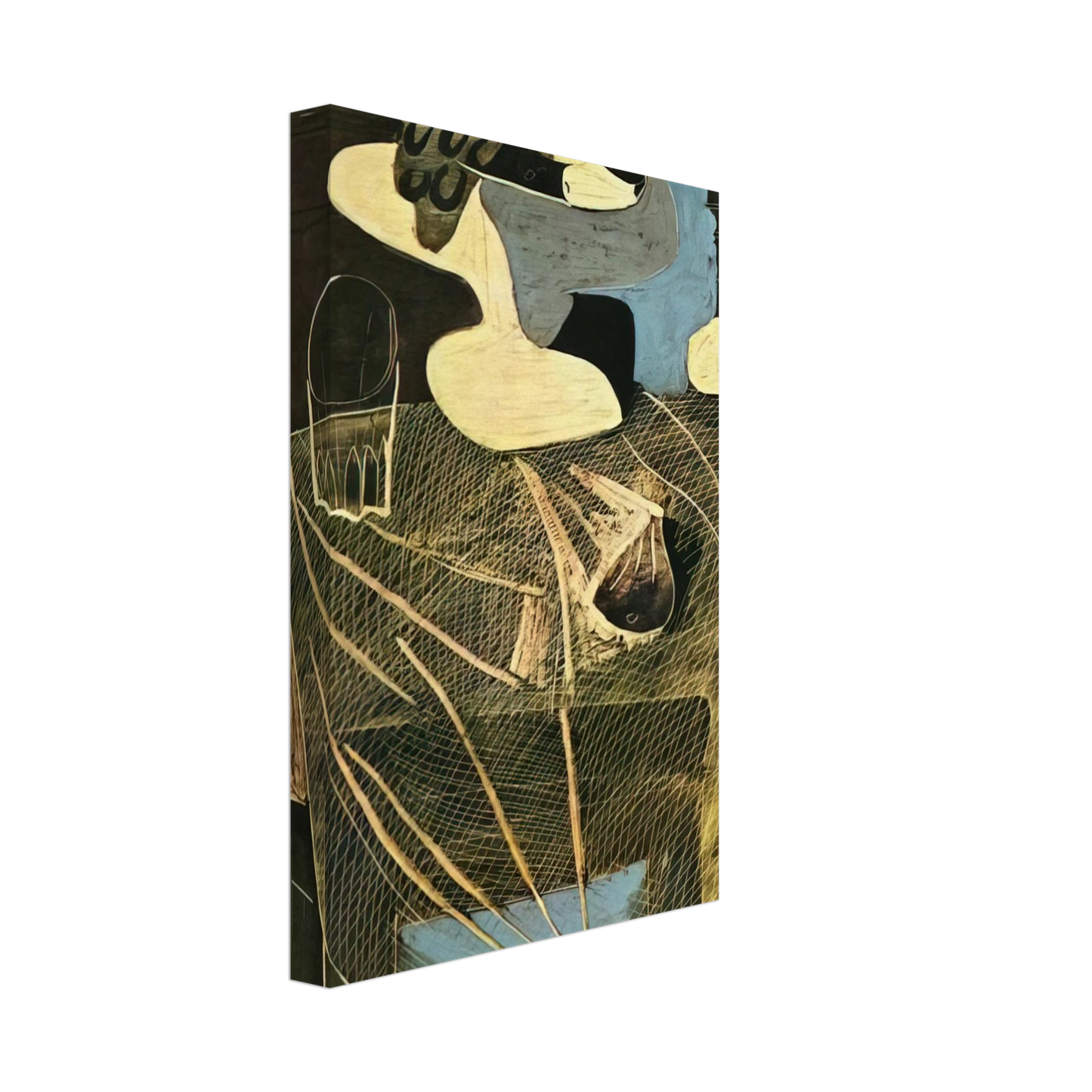 Pablo Picasso - Still life with fishing net Canvas - 70x100 cm / 28x40 inches-canvas