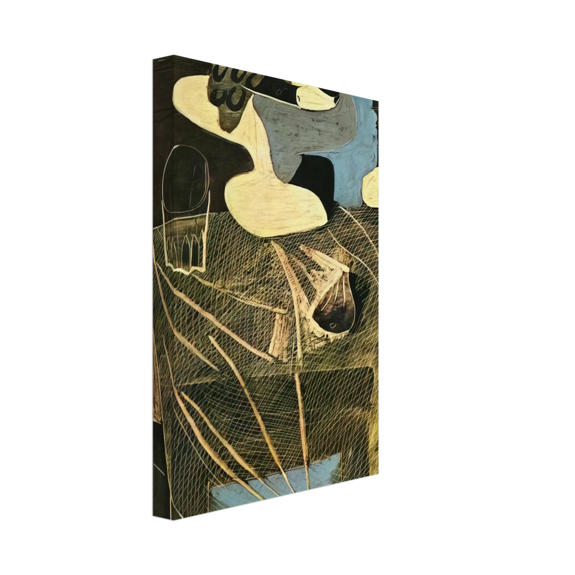 Pablo Picasso - Still life with fishing net Canvas - 70x100 cm / 28x40 inches-canvas