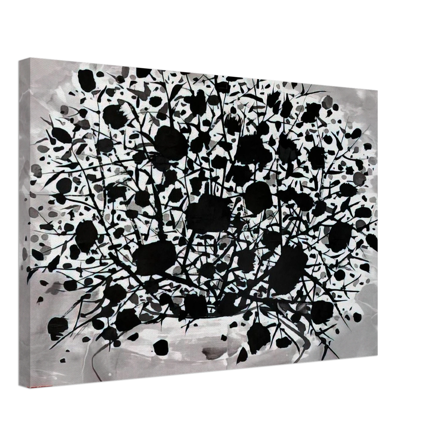 Wu Guanzhong - Flower - 2000 Canvas - 40x60 cm / 16x24 inches-canvas