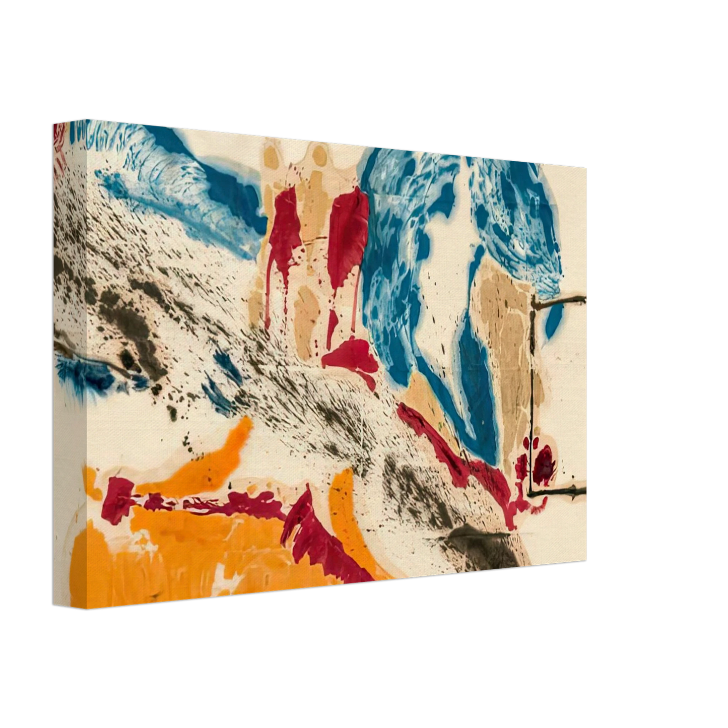 Helen Frankenthaler - Alassio, 1960- Canvas - 70x100 cm / 28x40 inches-canvas