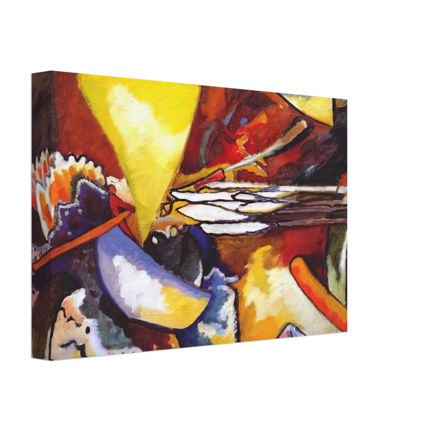 Wassily Kandinsky - IMPROVISATION 11 1910 Canvas - 70x100 cm / 28x40 inches-canvas