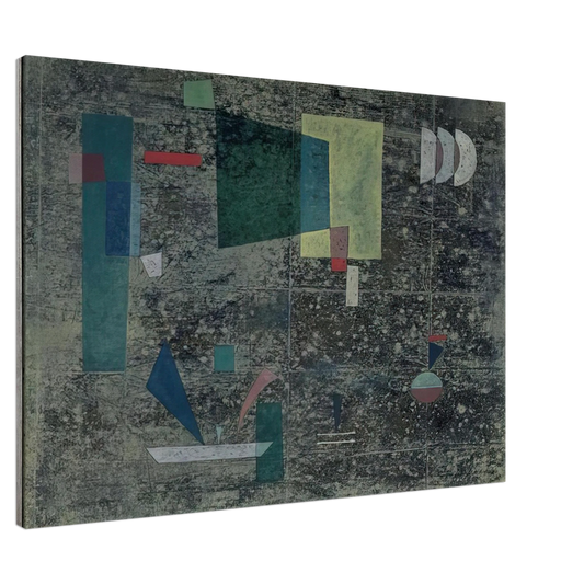 Wassily Kandinsky - CIRCULATION SLOWED 1931 Canvas - 20x30 cm / 8x12 inches-canvas