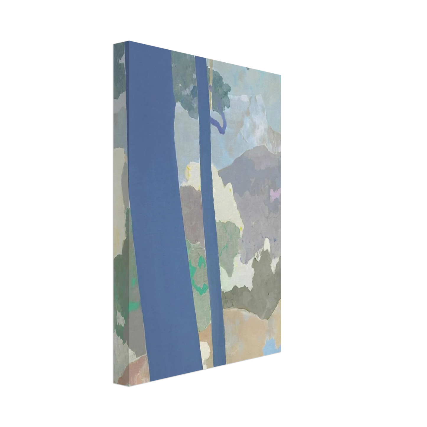 Kenzo Okada - Landscape - Abstract Expressionism Canvas - 40x60 cm / 16x24 inches-canvas