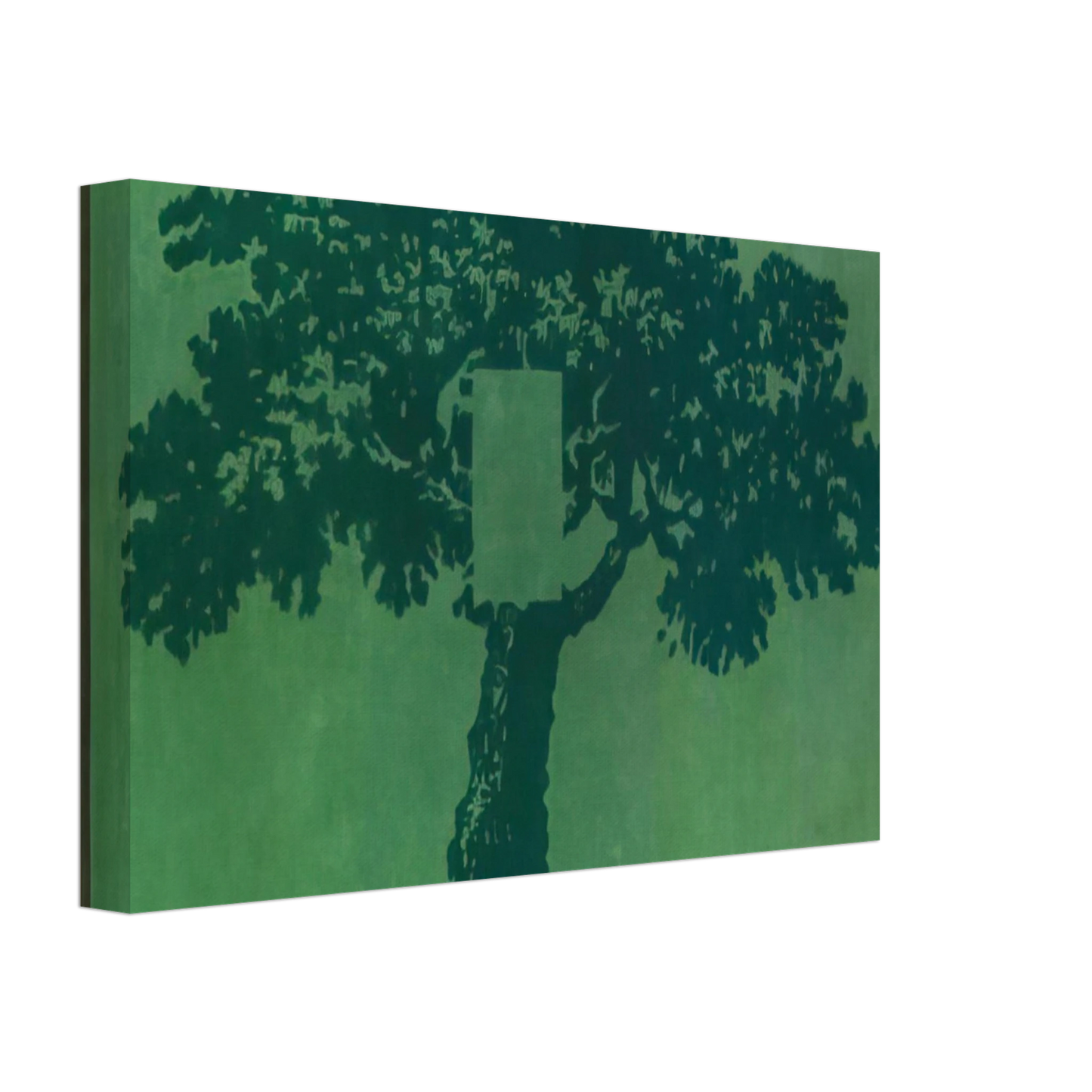 Mario Schifano - Albero Per Terra - 1984 Canvas - 40x60 cm / 16x24 inches-canvas