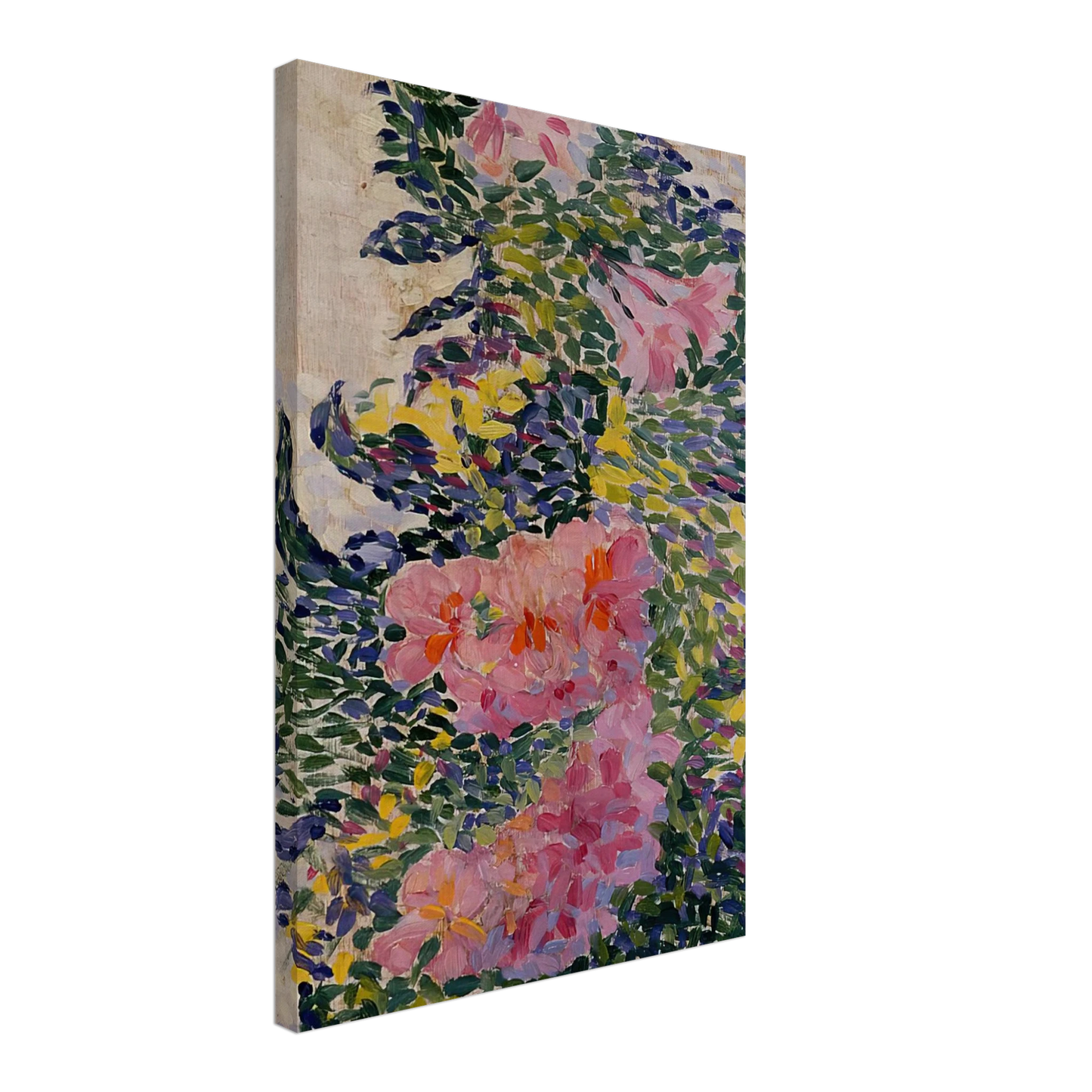 Henri-Edmond Cross - Flowers Canvas - 70x100 cm / 28x40 inches-canvas