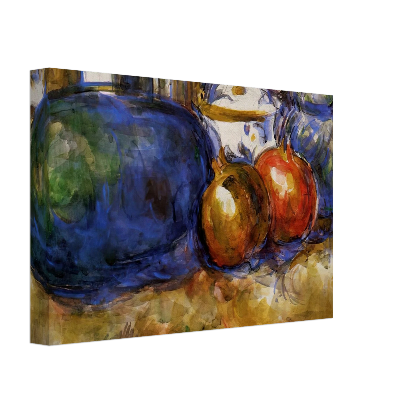 Paul Cezanne - Still Life with Watermelon and Pemegranates Canvas - 40x60 cm / 16x24 inches-canvas