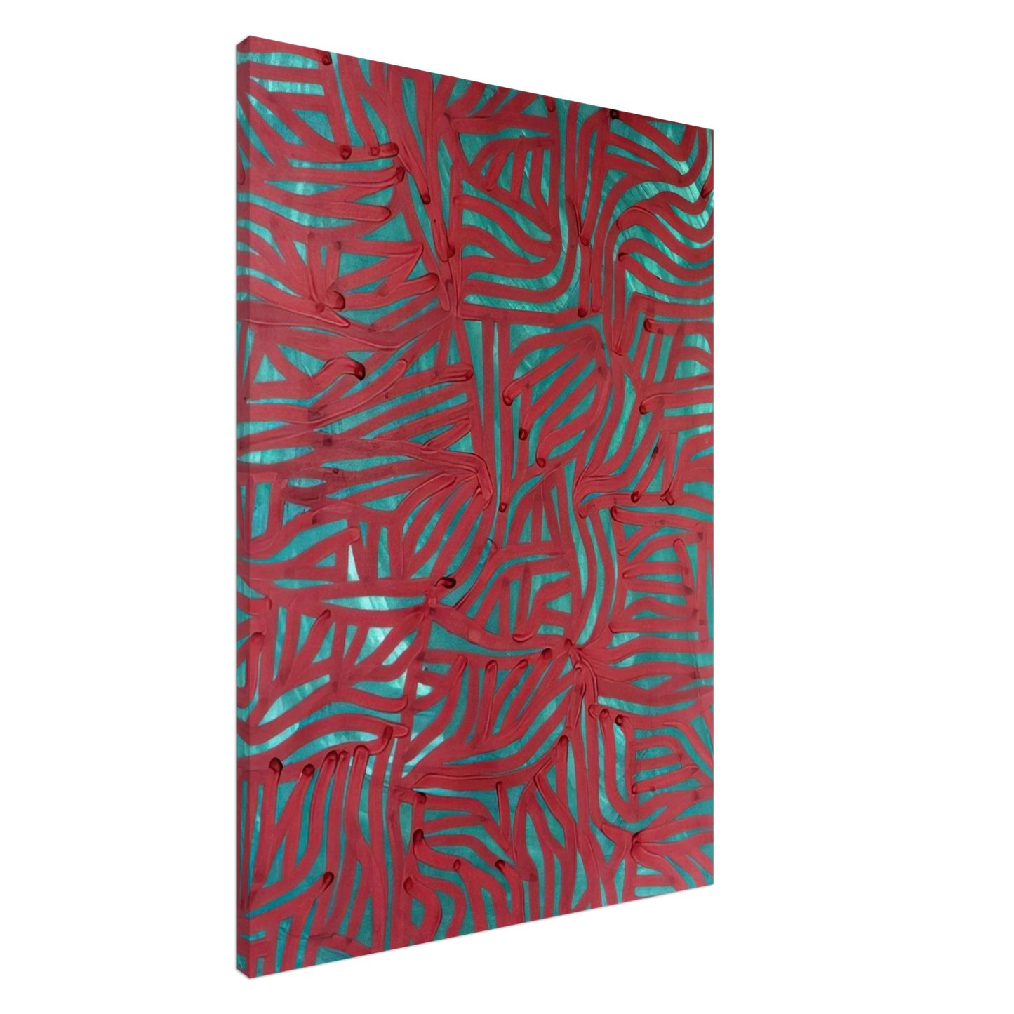 Sol LeWitt - Irregular Grid Canvas - 20x30 cm / 8x12 inches-canvas