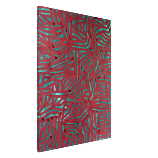 Sol LeWitt - Irregular Grid Canvas - 20x30 cm / 8x12 inches-canvas