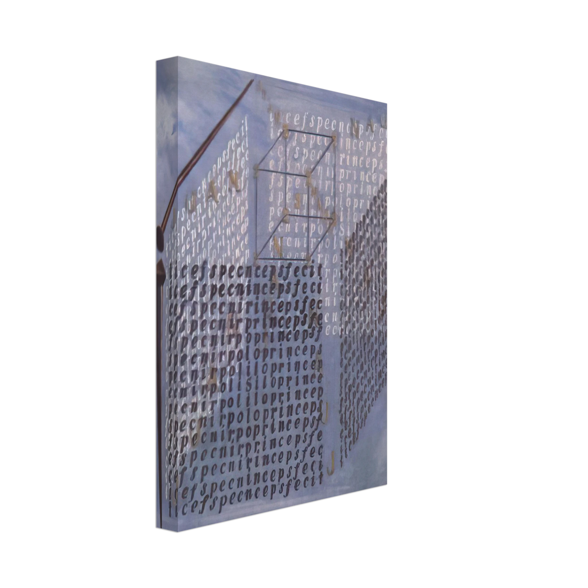 Salvador Dali - A PROPOS OF THE TREATISE ON CUBIC FORM BY JUAN DE HERRERA Canvas - 40x60 cm / 16x24 inches-canvas