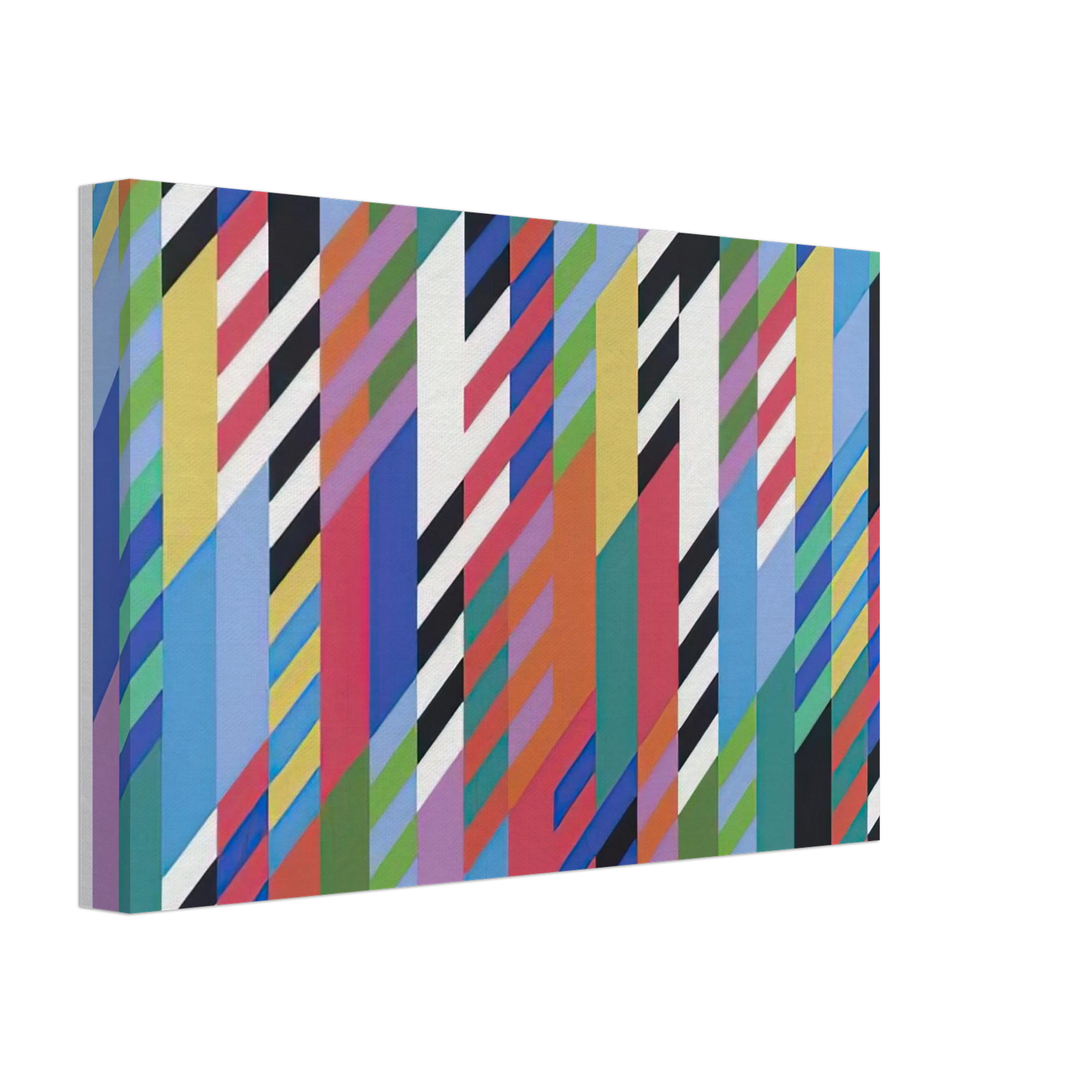 Bridget Riley - FETE 1989 Canvas - 40x60 cm / 16x24 inches-canvas