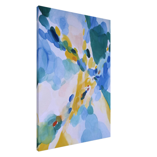 Alice Baber - Red Passage Canvas - 20x30 cm / 8x12 inches-canvas