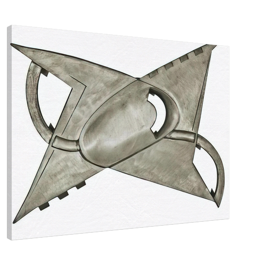 Gyula Kosice - A partir d'un centre concave - Kinetic Art Canvas - 20x30 cm / 8x12 inches-canvas