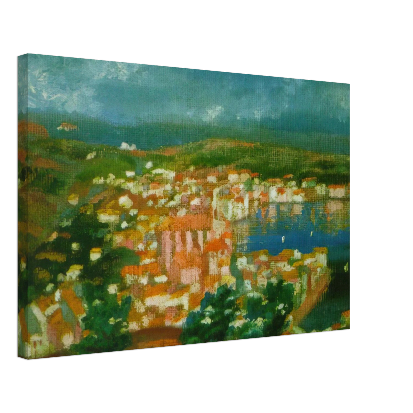 Salvador Dali - LANDSCAPE NEAR CADAQUES 1921 1 Canvas - 40x60 cm / 16x24 inches-canvas