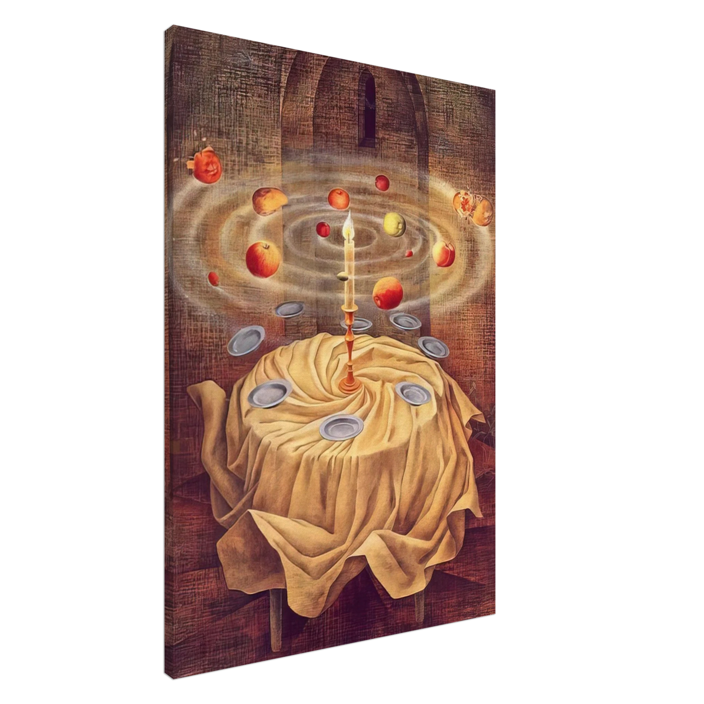 Remedios Varo - STILL LIFE RESLICITANDO 1963 Canvas - 20x30 cm / 8x12 inches-canvas