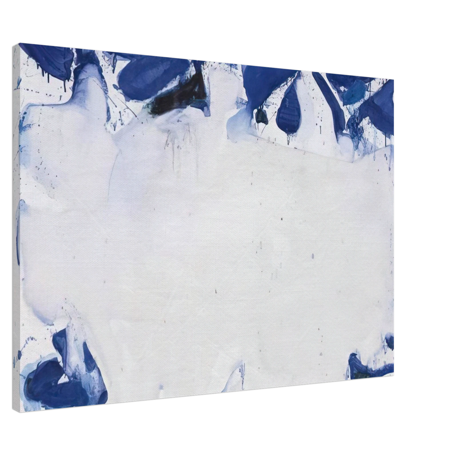 Sam Francis - Composition in Blue and White Canvas - 20x30 cm / 8x12 inches-canvas