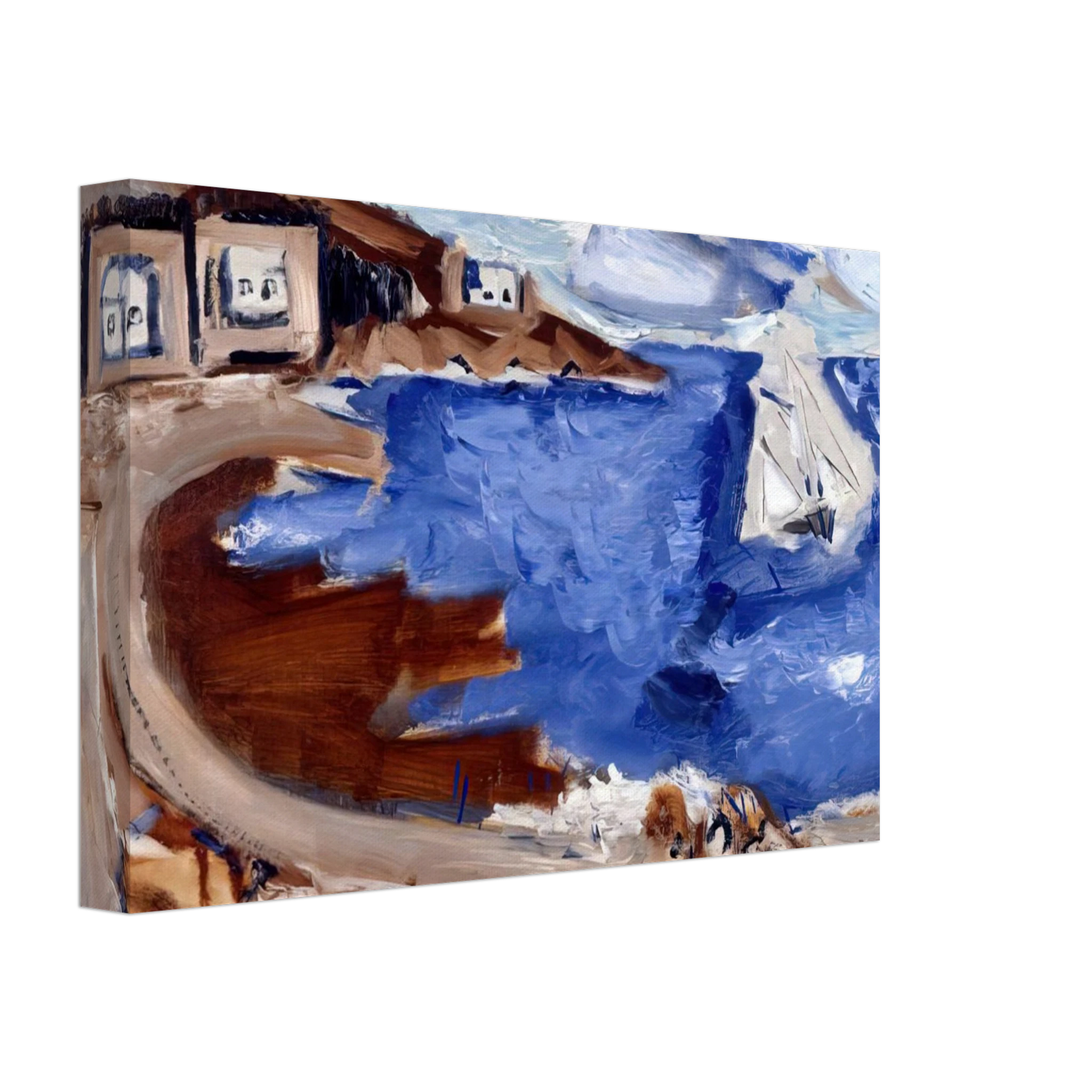 John Marin - From Seeing Cape Split - 1935 Canvas - 40x60 cm / 16x24 inches-canvas