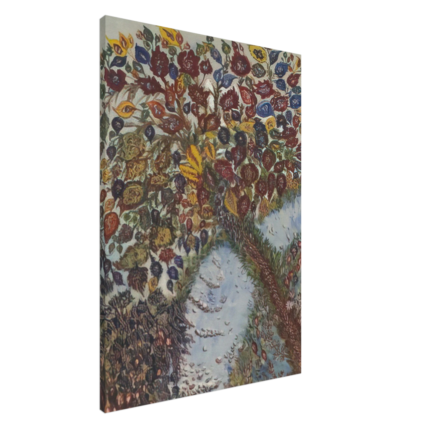 Seraphine Louis - Tree or Paradise - 1925 Canvas - 20x30 cm / 8x12 inches-canvas