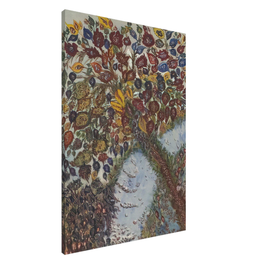 Seraphine Louis - Tree or Paradise - 1925 Canvas - 20x30 cm / 8x12 inches-canvas