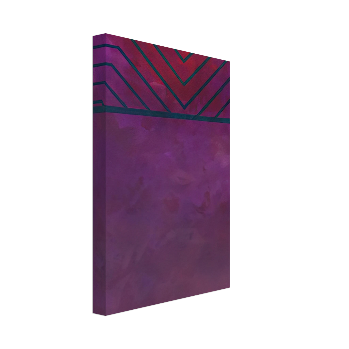 Luis Feito - UNTITLED 1986 Canvas - 40x60 cm / 16x24 inches-canvas