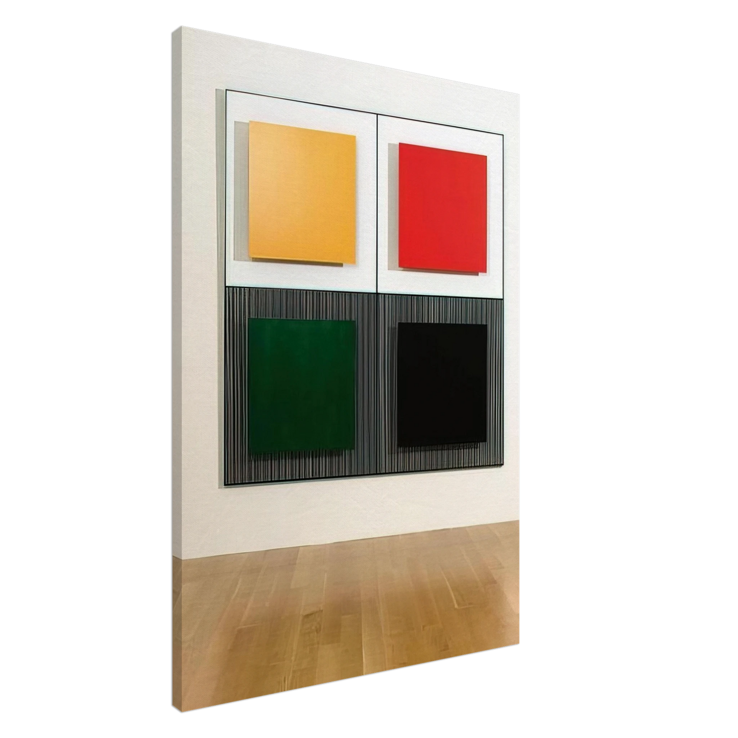 Jesus Rafael Soto - MARICHE 2 1997 Canvas - 20x30 cm / 8x12 inches-canvas