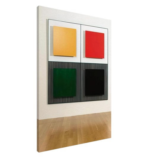 Jesus Rafael Soto - MARICHE 2 1997 Canvas - 20x30 cm / 8x12 inches-canvas