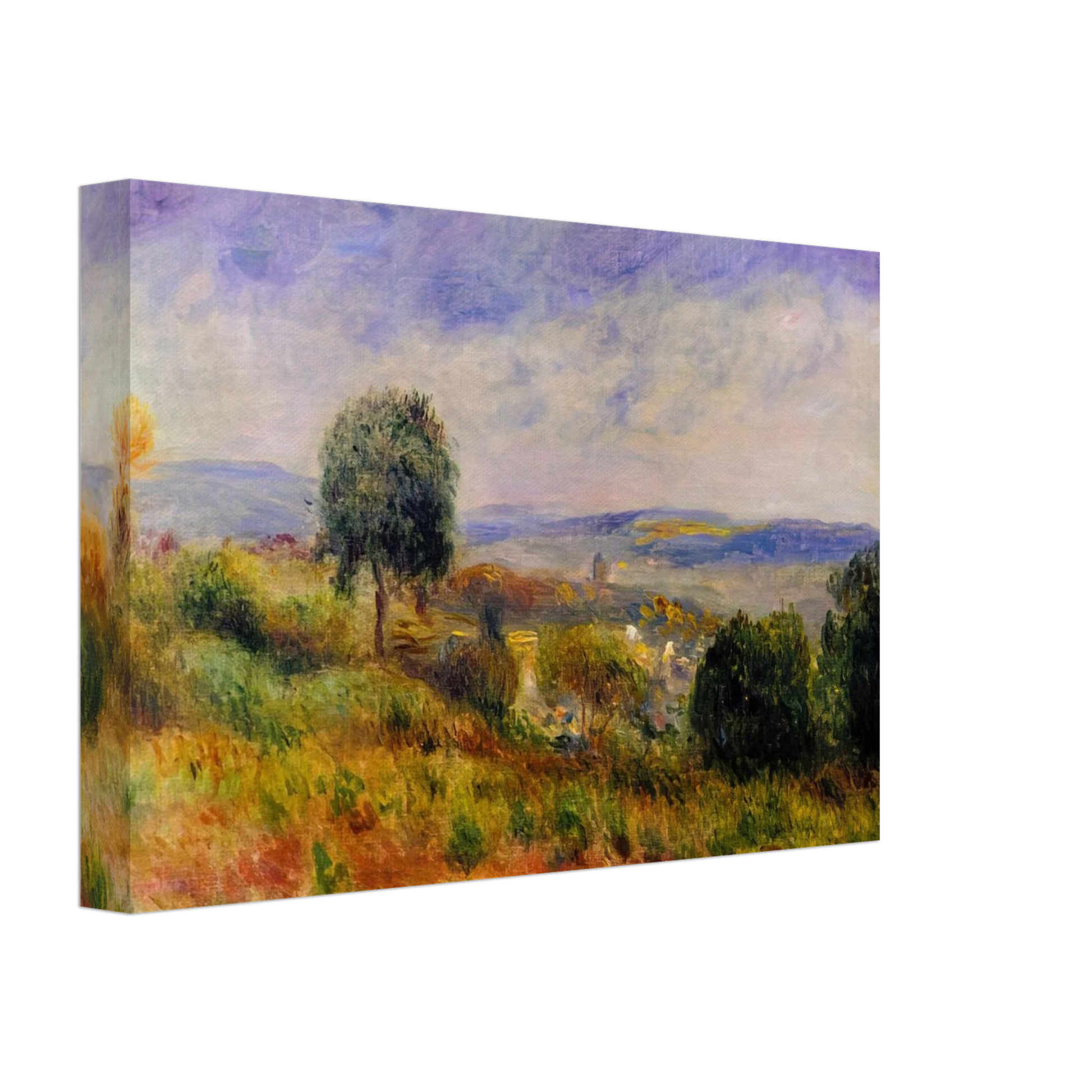 Pierre-Auguste Renoir - Landscape Auvers sur Oise Canvas - 40x60 cm / 16x24 inches-canvas